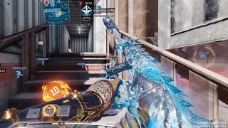 Pixelated Aggression Camo on the Mythic Krig 6 Ice Drake.