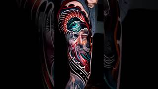 FULL LEG TATTOO #tattoolover #fyp #tattooideas #tatuagem #tattoo #trending #tattooartist #viralvideo