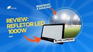 Iluminação de Alta Potência: Refletor MicroLED 1000W Arco Íris Led 82809