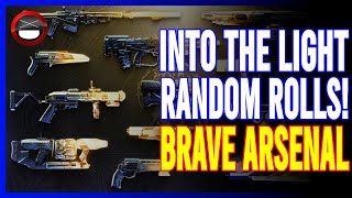 Destiny 2: ALL Random Rolls For The Brave Arsenal!