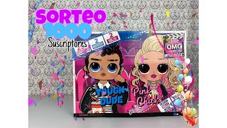 Sorteo 1000 suscriptores + Reseña de muñecos OMG Movie Magic, vamos a festejar juntos ✨