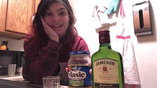 Chasing whiskey with pickle juice.