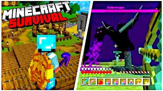 Ejderhayı Öldürdüm ve Elytra Buldum!!😵 | Minecraft 1.19 Survival #12