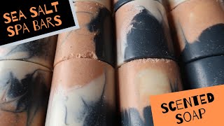 Making and Unmolding Sea Salt Spa Bars - Scented Soap