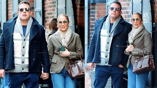 Ben Affleck and Jennifer Lopez enjoy a lunch date at Cecconi's in Brooklyn on Easter Sunday