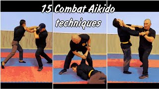 15 Combat Aikido Self-defense Techniques