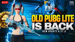 Pubg Lite Live Stream | Old Pubg Lite Is Back | New 0.27.0 Update Rush Gameplay 🥶