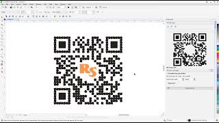 Designer QR codes in CorelDraw