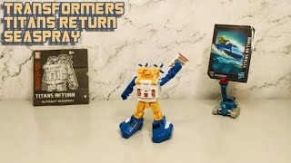 Сиспрэй/Seaspray, трансформер, обзор фигурки, Titans Return.