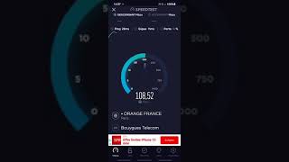 Speedtest 4G+ Bouygues Telecom Bordeaux