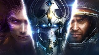 СТАРКРАФТ - ПОЛНЫЙ ФИЛЬМ. ВСЯ ТРИЛОГИЯ (игрофильм Starcraft 2)