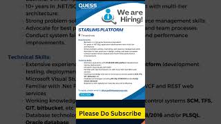 Hiring requirement@FreeJobsNotify  #jobhunting #subscribe #notification