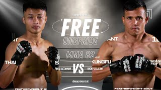 SUPER🥊💥 FARIS SETIAWAN VS RICKY SILALAHI | ONE PRIDE MMA 82 KING SIZE NEW #onepridemma