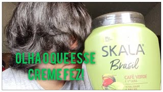 OLHA O QUE ESSE CREME FEZ NO MEU CABELO! Skala Café Verde e Ucuuba