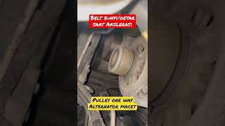 Puley Alternator Macet,Belt Bunyi Getar Saat Akslerasi #shorts #nissan #xtrail #alternator