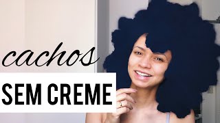 Como finalizar os Cachos SEM CREME? Vem ver como ficou o meu cabelo!