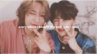 every album i bought this year | jan - apr