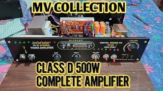 Mv Collection Class D 500w Complete Amplifier