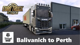 ETS2 Balivanich to Perth delivering Used Plastics in a Scania S 550 Euro Truck Simulator 2 Gameplay