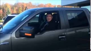 Chris from Clifford with his new Ford F-150 from Tubbs Brothers!