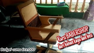 cara membuat kursi barbershop - kursi putar barbershop buat cukur rambut #babershop