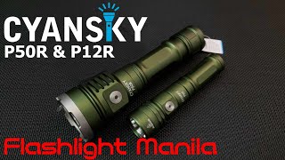 Unboxing CYANSKY P50R & P12R - 12,000 Lumens Outdoorsman Flashlight