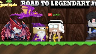 BEING A LEGENDARY PLAYER IN GROWTOPIA ROAD TO LEGENDARY #1  - Growtopia