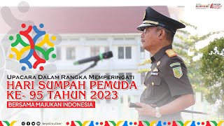 KEJATI SULBAR - Upacara Dalam Rangka Memperingati Hari Sumpah Pemuda Ke- 95 Tahun 2023