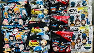 ASMR | Opening Mystery Surprise Blind Bags! Demon Slayer! Marvel Pint Size Heroes! Cars Mashems!