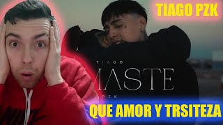 REACCIONANDO A Tiago PZK - Bemaste (Official Video)