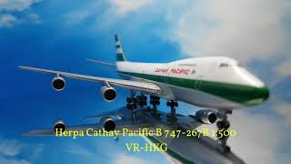 ✈ Herpa Wings, Cathay Pacific, VR-HKG, B 747-267B, 1:500 ✈