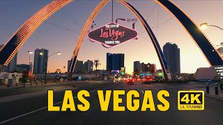 Las Vegas "Sin City" Night Drive | Nevada USA [4K UHD 60fps] Dec 2021 Holidays