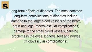 What are the consequences of diabetes