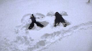 Making Snow Angels in Haines