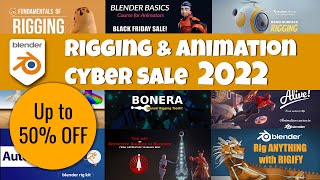 Blender: Best Cyber Deals 2022 (up to 50% OFF)  [Rigging & Animation] #b3d