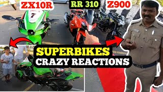 SUPERBIKES VLOG - POLICE WARNED US | CRAZY PUBLIC REACTIONS!