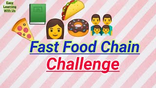 Guess The Fast Food Chain Challenge | Easy Learning With Us