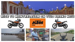 Mantralayam ride | Two brand new KTM Adventures | @lkg86