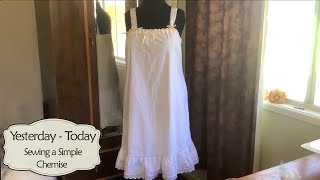 Sewing a Vintage-style Chemise/Slip