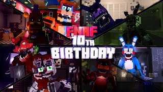 [FNAF/Mine-Imator] fnaf 10th birthday | short animation by: bonnie animation M-I | Sweet Dreams