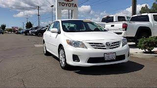 2013 Toyota COROLLA Sedan LE Sacramento  Roseville  Elk Grove  Folsom  Woodland