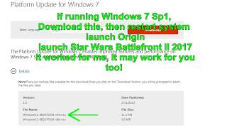 Fix Star Wars Battlefront II 2017 Beta Origin black window