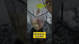 LICUADO DE🍌🍫  #licuado #platanos #chocolate #desayunofacil #shortclipvideos #fypviralシ #yummy #asmr