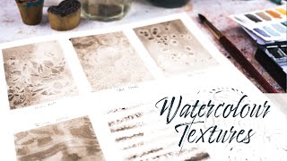 How to add Texture to your Watercolor Paintings