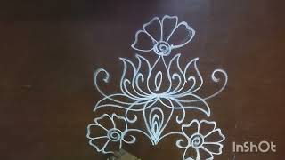 Lotus design || Friday rangoli || @SSS-Rangoli