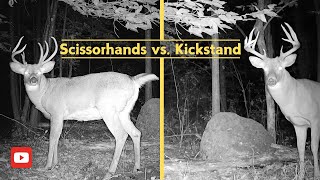 Battle of the Bucks: Scissorhands vs Kickstand | Trail Cam Videos