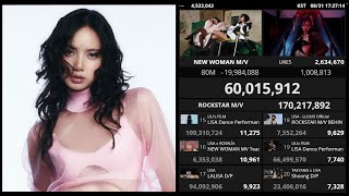 LISA : NEW WOMAN MV - 80M , ROCKSTAR - 180M