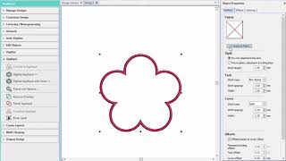 'Digitize Appliqué' Tool in Hatch Embroidery 3