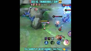 CICI VS. THUNDERBELT SUN! -MLBB🔥 #mlbbshorts #mlbbhighlights #highlights #mlbb #shorts