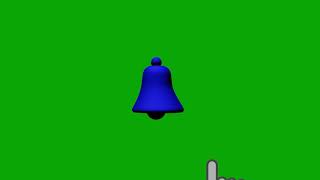 sino, Bell icon green screen,  bell icon green screen, bell notification green